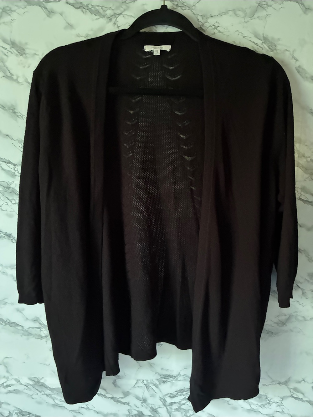 Maurices L Black Open-Front Women's Cardigan